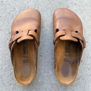 Birkenstock Boston Oiled Leather Shoes